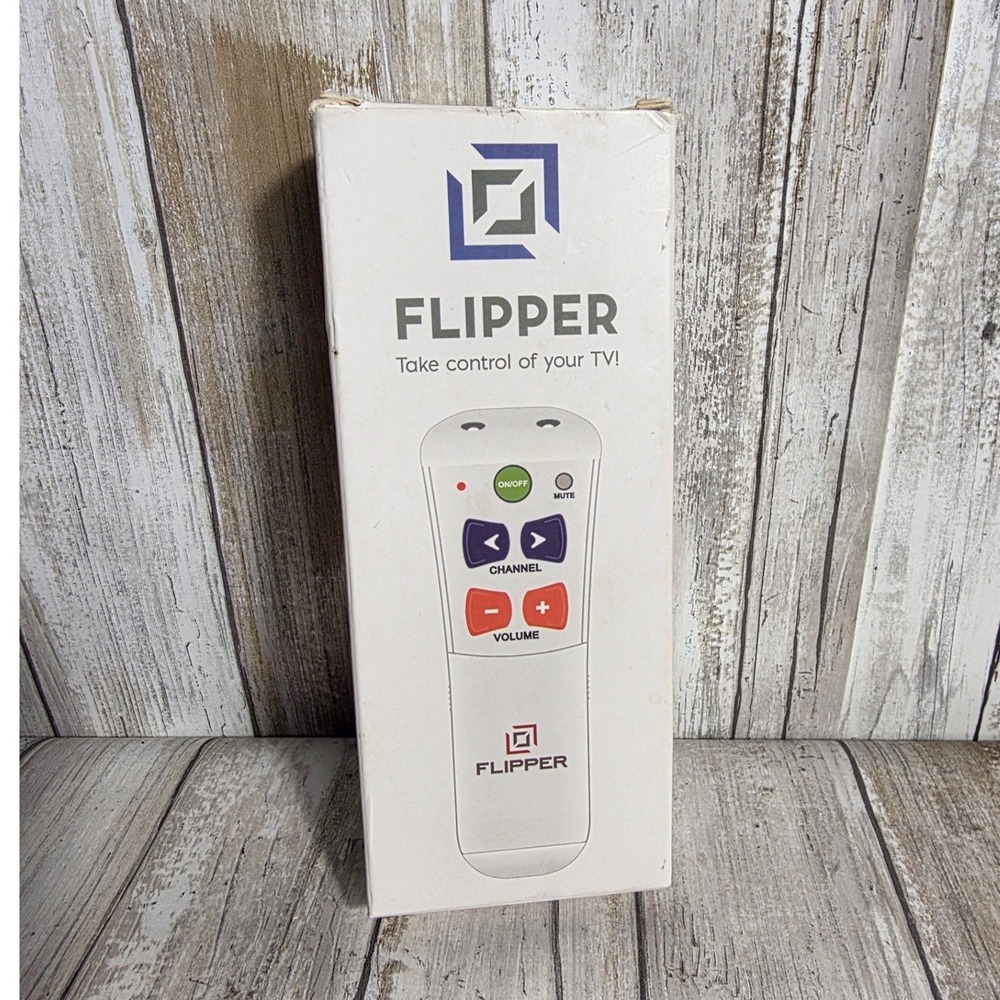 Flipper Big Button Universal Remote Control for TV / Cable White Senior Friendly - Picture 2 of 4